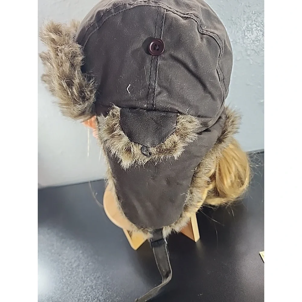 Free Authority Faux Fur Trapper Hat‎ Ear Flap Warm Brown